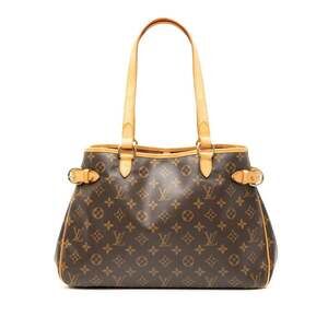 LOUIS VUITTON Brown Monogram Leather Shoulder Bag